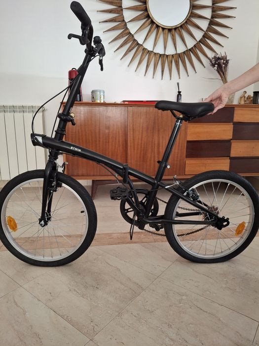 Bicicleta dobrável BTWIN Fold 100 como nova