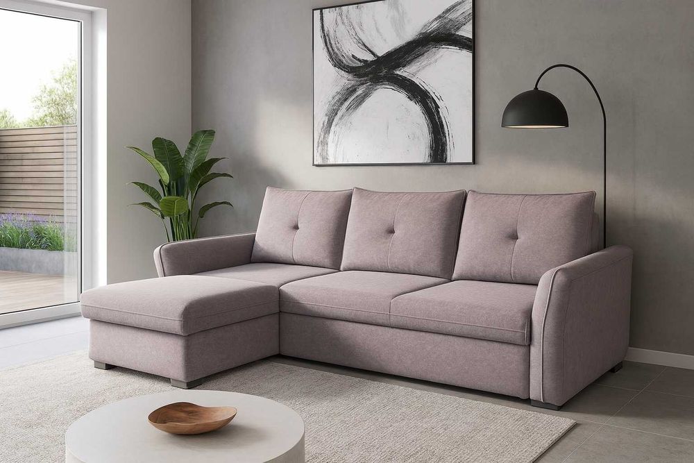 NAROŻNIK " SORENTO" Mega Duże Spanie 155x215cm