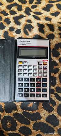 Старинный японский калькулятор sharp el 506 p