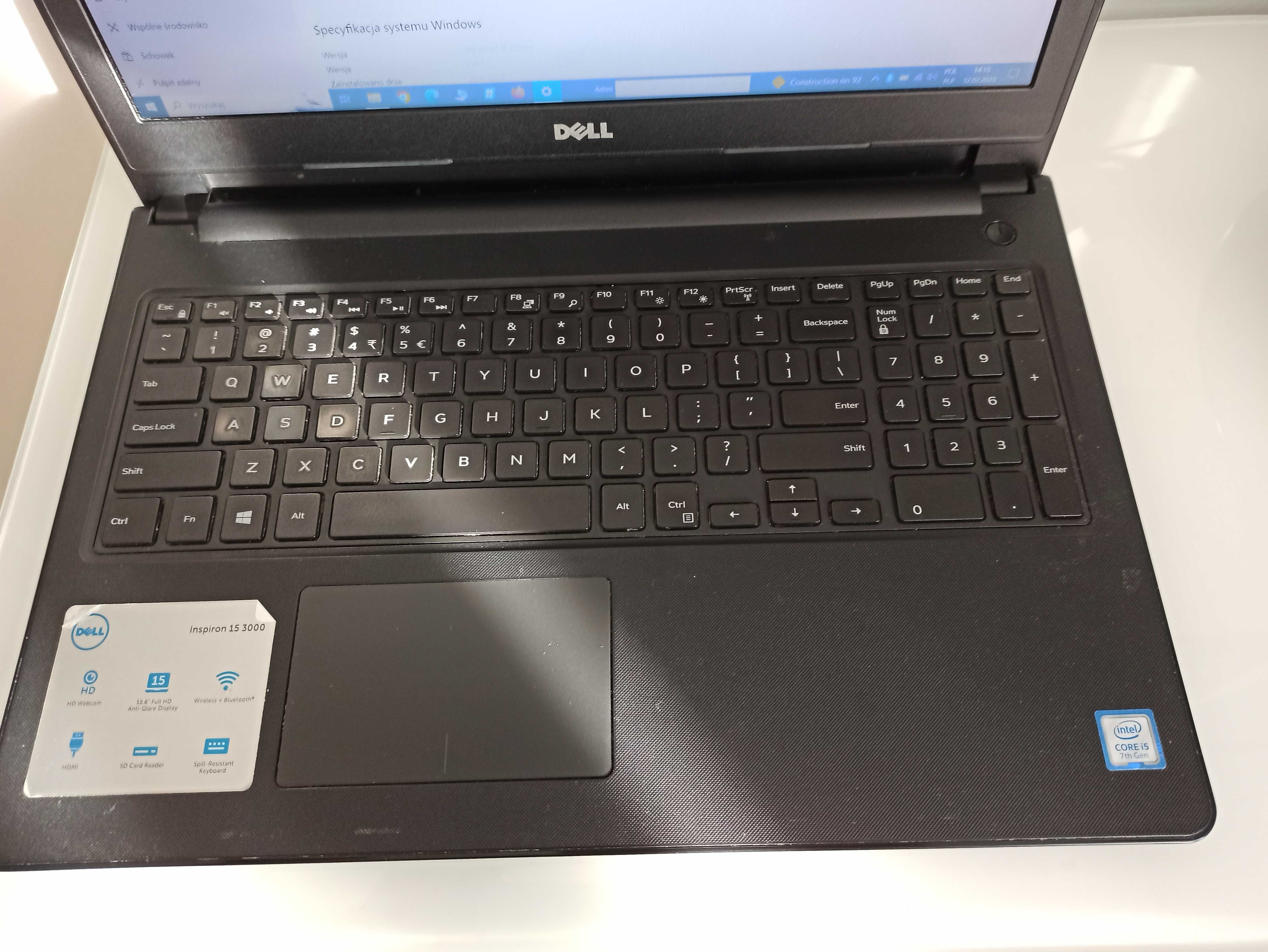 Laptop DELL Inspiron 15 3567 i5-7200U/8GB