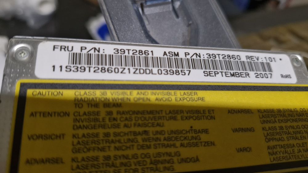 Napęd DVD RW do laptopa Lenovo  Z60 Z61 R60 R61