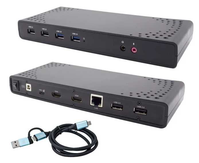 Stacja Dokująca i-tec USB 3.0 / USB-C / Thunderbolt 2x HDMI Dock PD