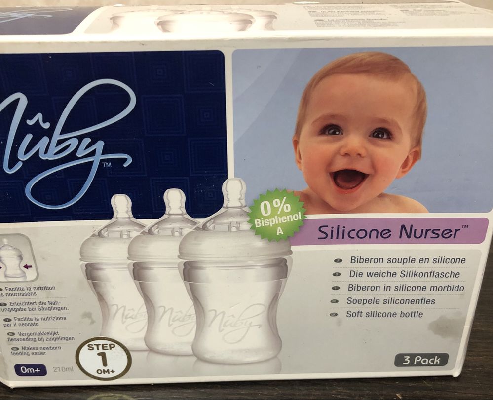 Набор бутылочек Nuby SoftFlex, Silicone Nurser