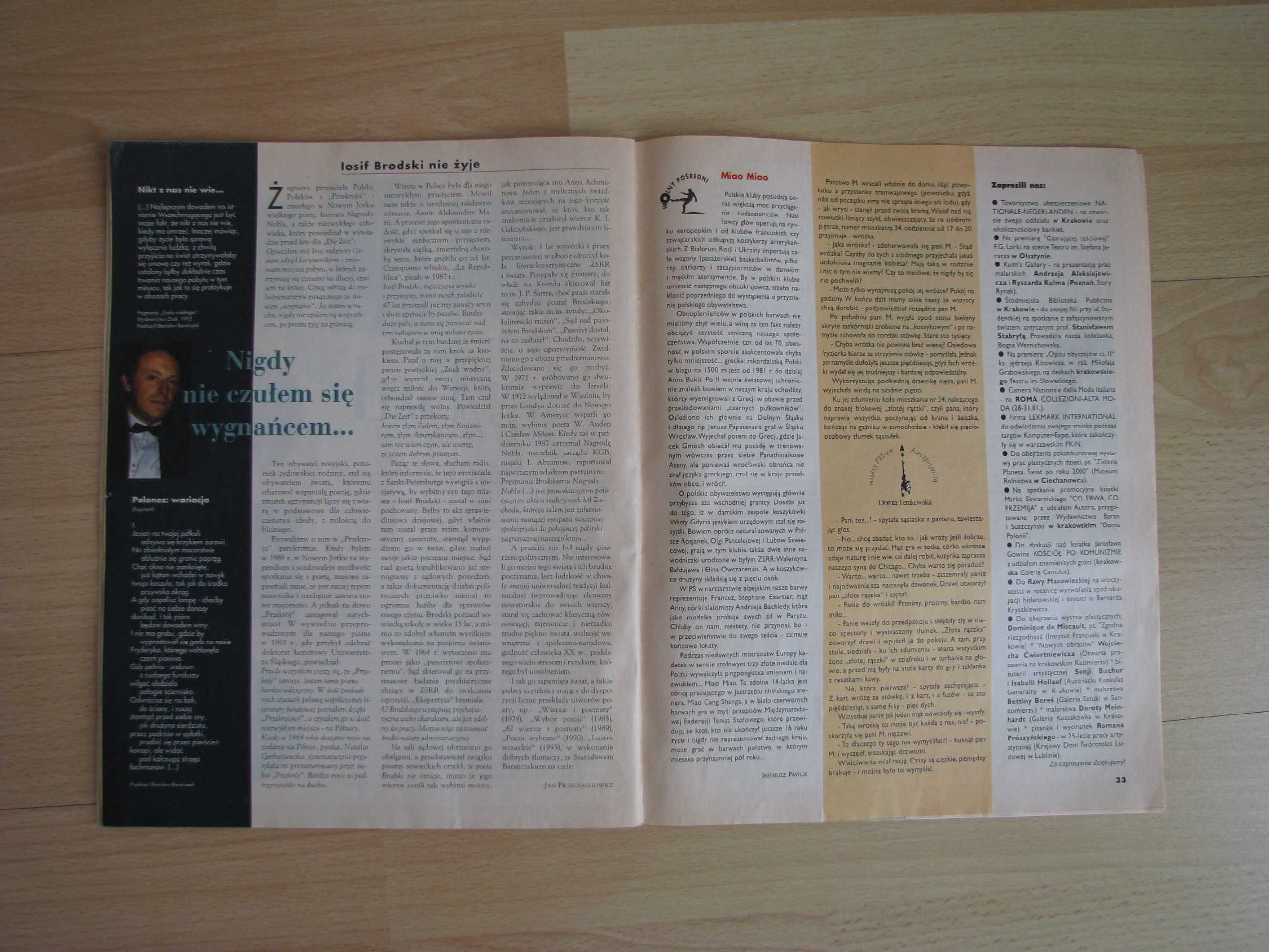 Przekrój nr 6 (2642) 11 luty 1996 r. – tygodnik