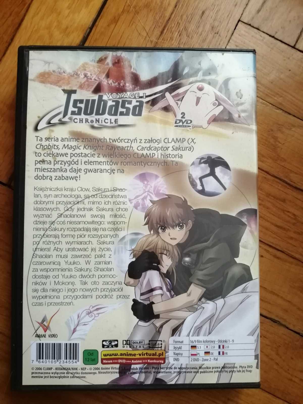 Tsubasa Chronicle. Voyage I – anime 2 dvd