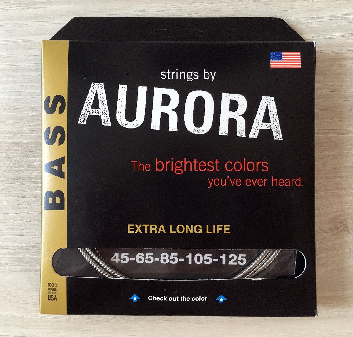 Aurora Premium 5-String Bass Strings 45-125 басові струни, нові