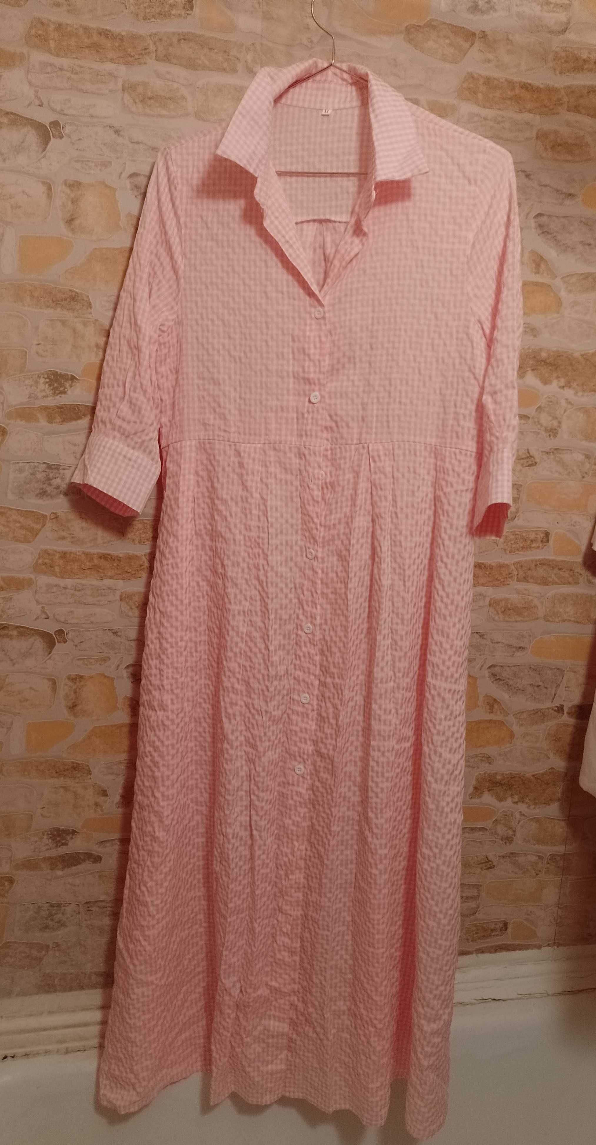 (38/M) Długa, letnia sukienka koszulowa z Londynu