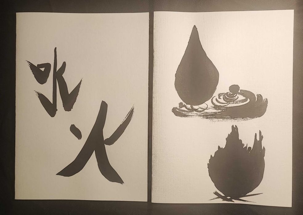 Ogień i woda - 2 x A5