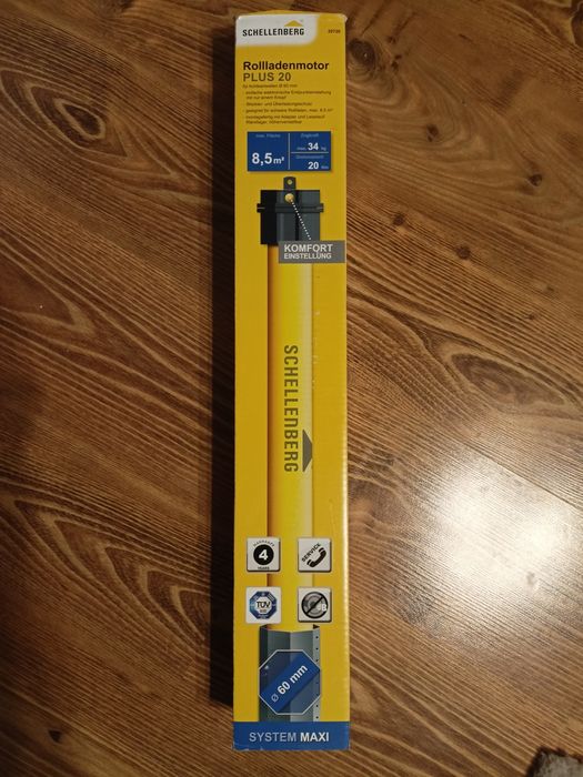 Silnik napęd rurowy do rolet Schellenberg Plus 20  model 20720