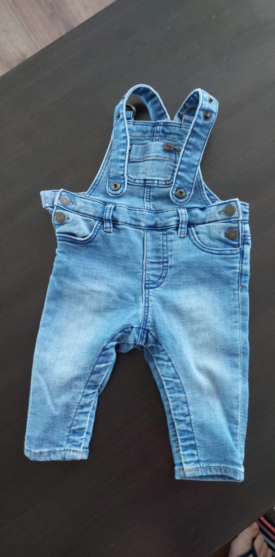 Ogrodniczki jeansowe h&m rozm. 68