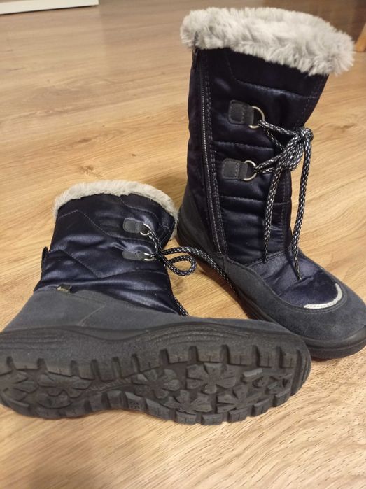 Buty zimowe dziewczęce Superfit rozm. 35 (wkładka 23cm)