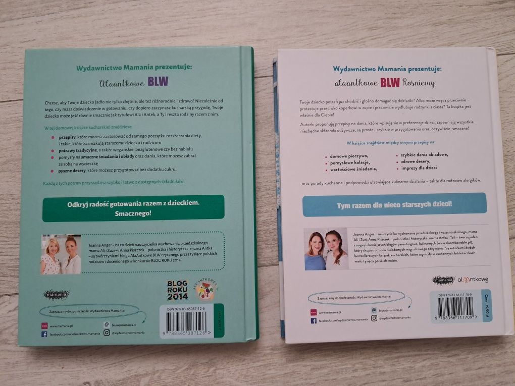 Książki Alaantkowe BLW + BLW rośniemy