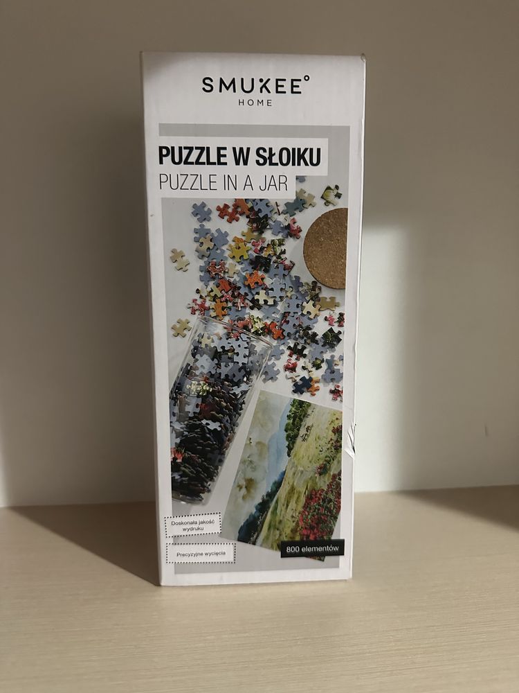 Puzzle w słoiku 800elementow