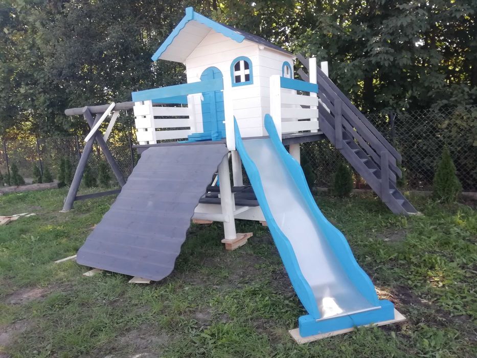 Plac zabaw domek piaskownica ścianka huśtawka dostawa cała PL