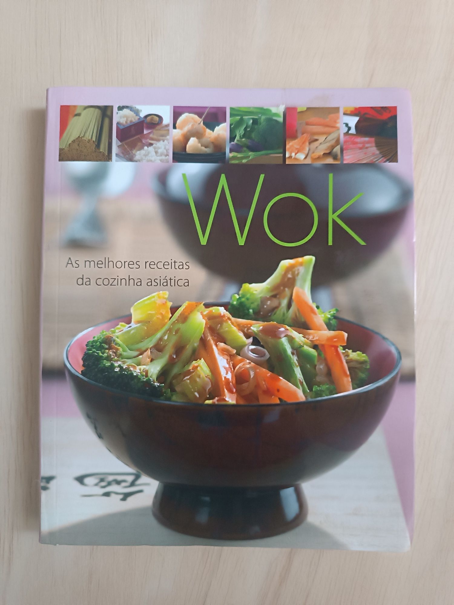 Livro" WoK"  as melhores receitas da cozinha asiática