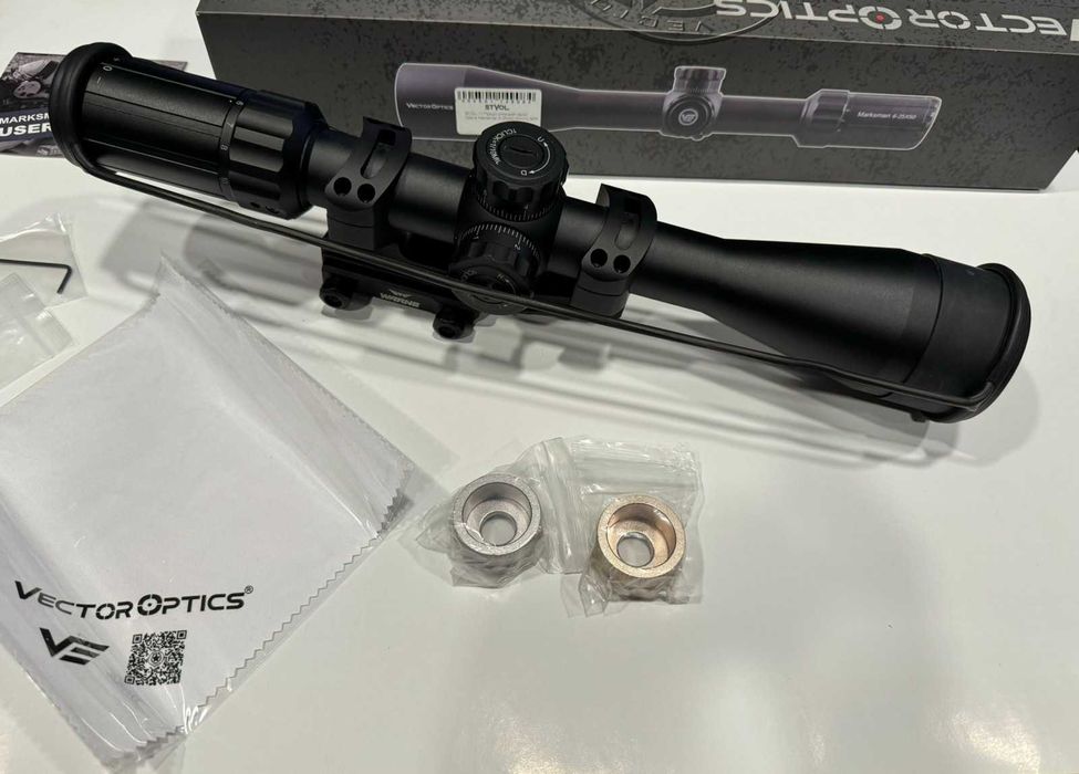 Приціл Vector Optics Marksman 6-25x50 (SFP] з планкою кріплення