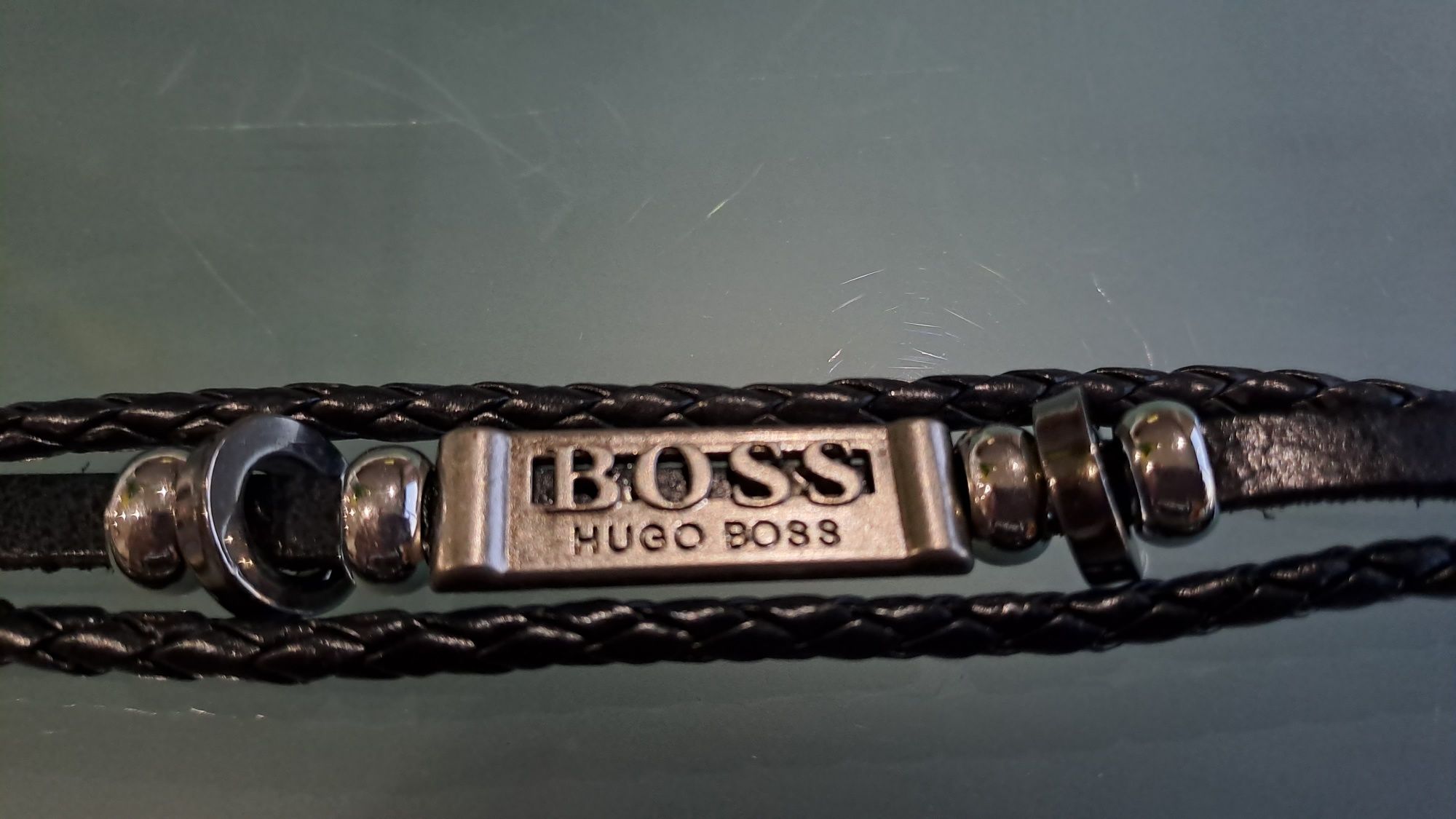Pulseiras Homem em couro e aço