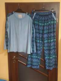 Piżama dwuczęściowa komplet spodnie bluza welurowa r 42 XL