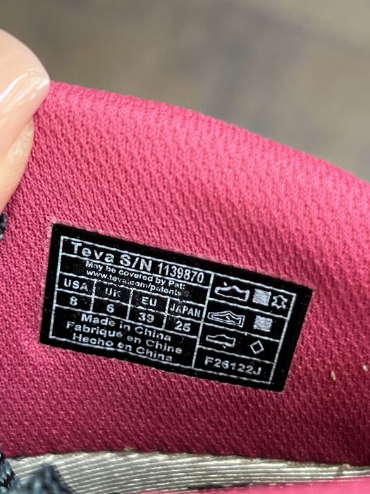 Кросівки Teva Geotrecca Mid WTPRF Hiking 1139870 оригінал 39 (25 см)