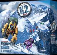 Gra planszowa K2 z dodatkami Broad Peak Lhotse Lawina big box PL