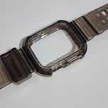 Etui apple watch 45 mm z bransoletą, case na zegarek, czarny, opaska