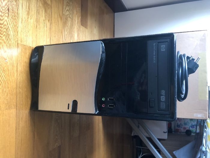 Impressora, teclado e torre HP