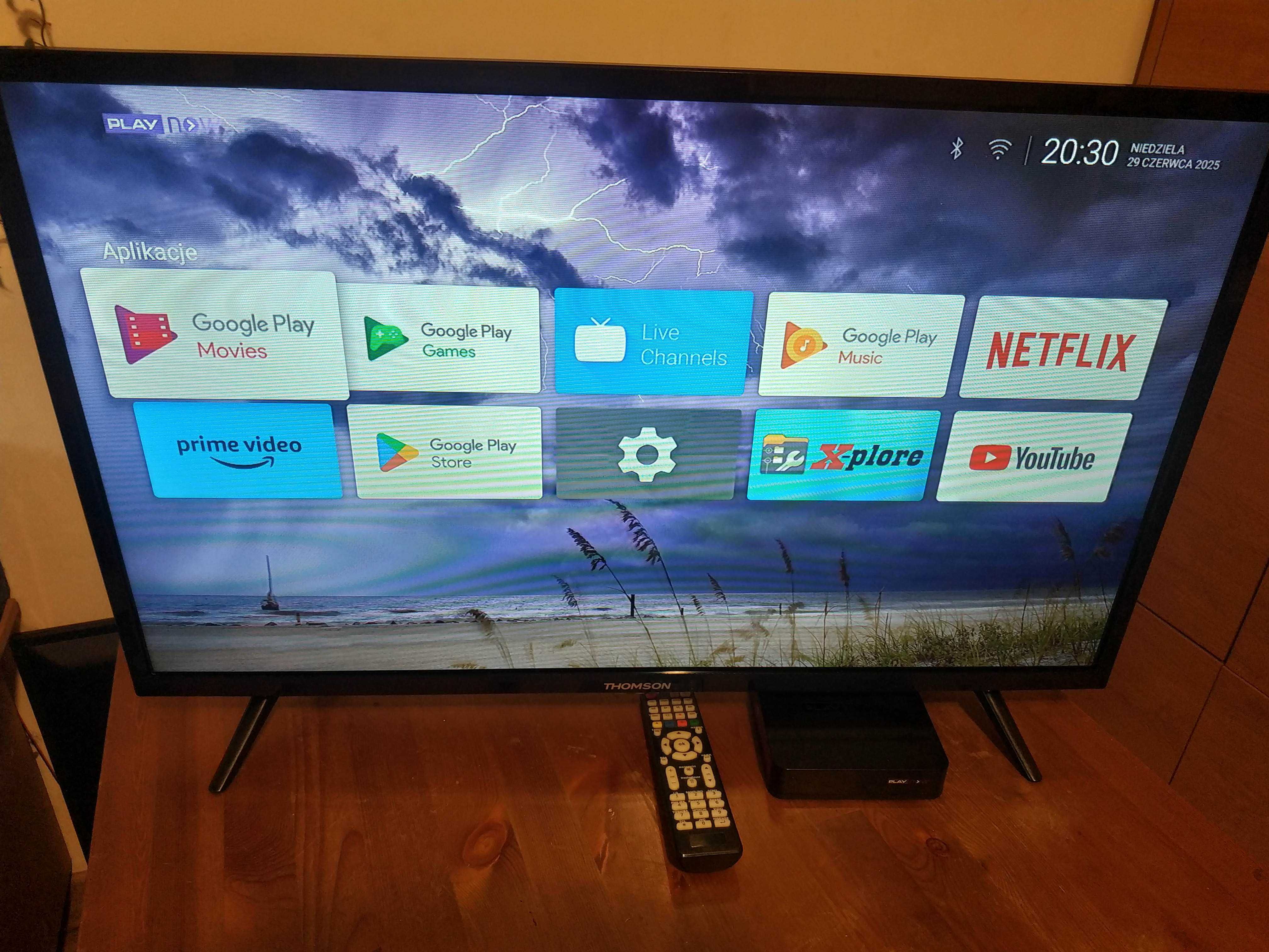 TV 32" Thomson + Smart TV dekoder Wifi Android Netflix YouTube Dvbt2