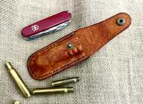 Skórzane etui , pokrowiec na scyzoryk victorinox  - edc ,handmade .