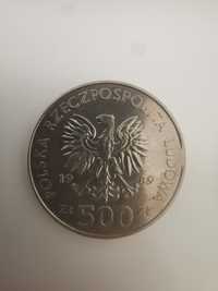 Stara Moneta 500 zł 50 rocznica wojny obronnej 1989 r PRL