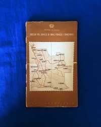 MAPA Rodoviário - Província de ANGOLA - 1960