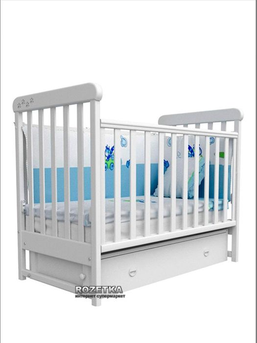 Дитяче ліжко Соня ЛД12 з маятниковим механізмом та ящиком