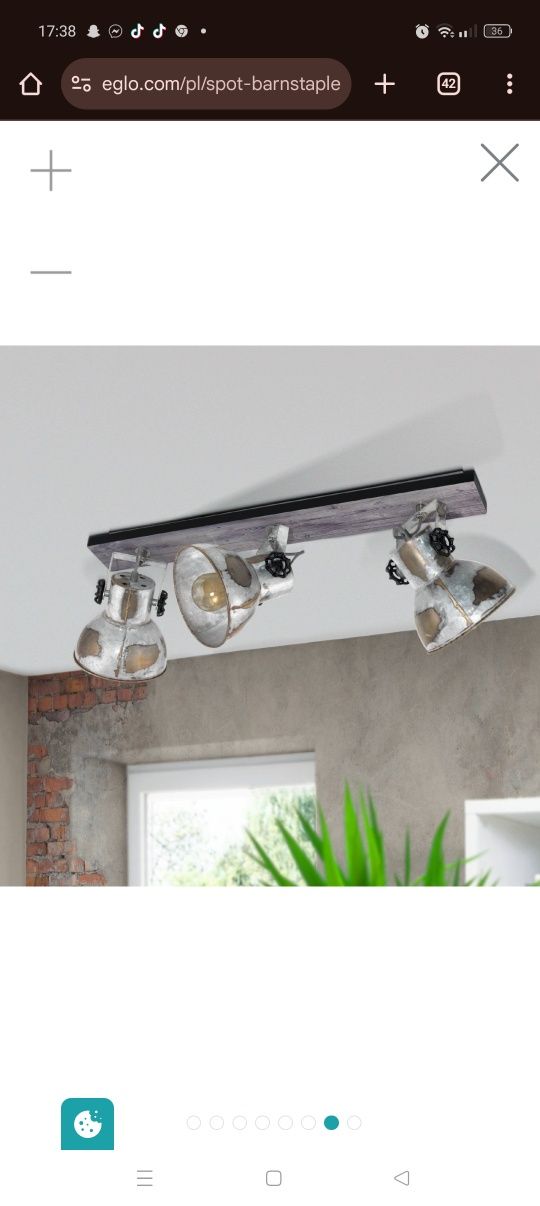 Lampa sufitowa BARNSTAPE Eglo