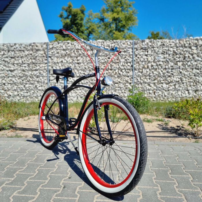 Rower miejski 26 / 28 Beach CRUISER Dracula męski RoyalBi Holenderski