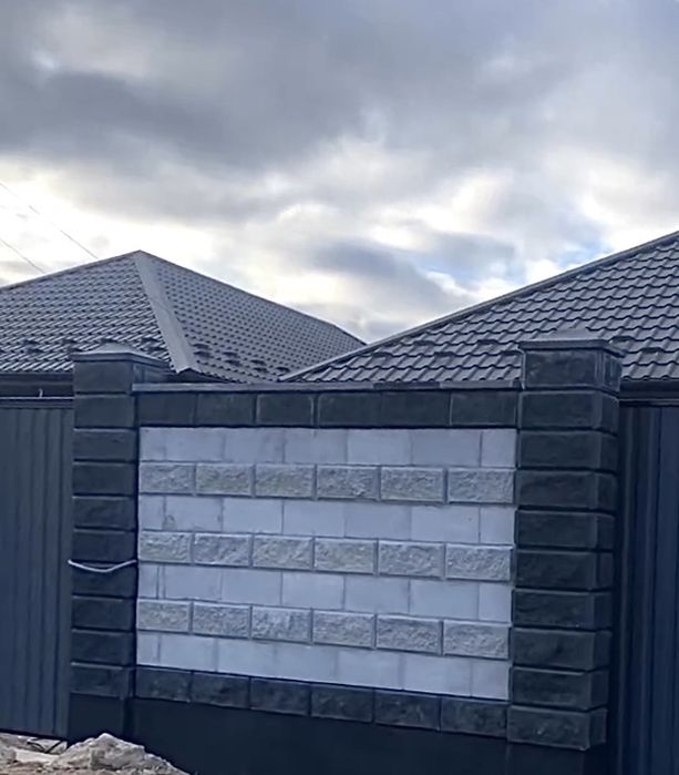 Паркан бетонний | бетонний блок | рваний камінь | блоки декоративні