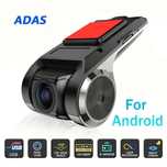 Wideorejestrator kamera 1080p USB dla radia Android z ADAS+karta SD32G