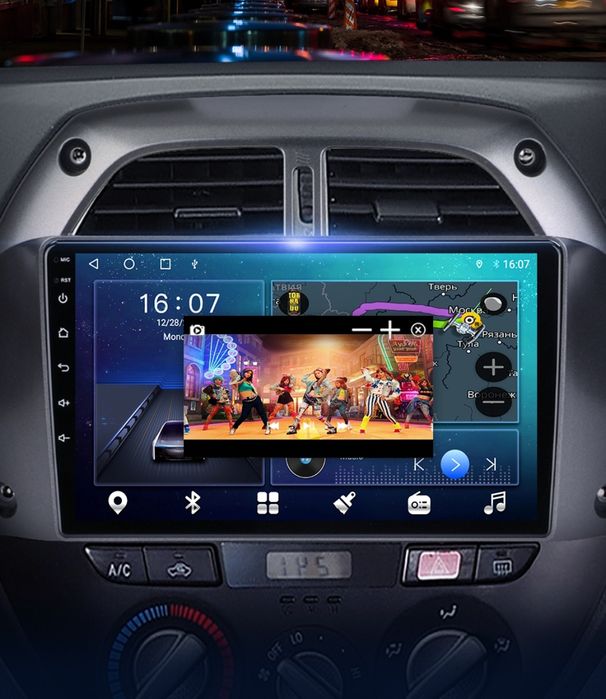 Rádio android Toyota Rav4 2001 a 06 gps Wi-Fi Carplay 2/64GB SELADO