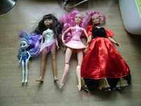 Starocie z PRL - Stare zabawki = Zestaw 4 lalki Barbie TANIO