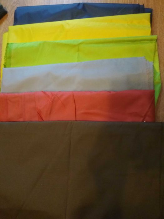 Отрезы и остатки  различных тканей