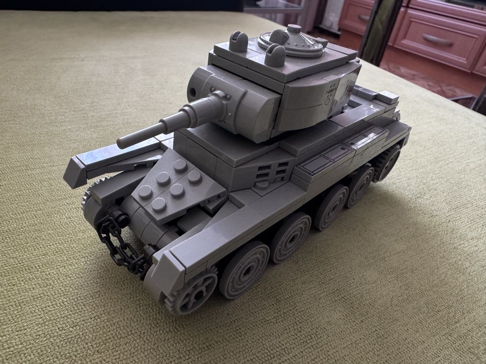 Конструктор танк BT-7 с человечками и оружием