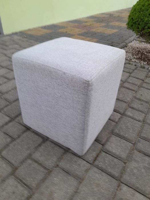 Pufa do siedzenia szara