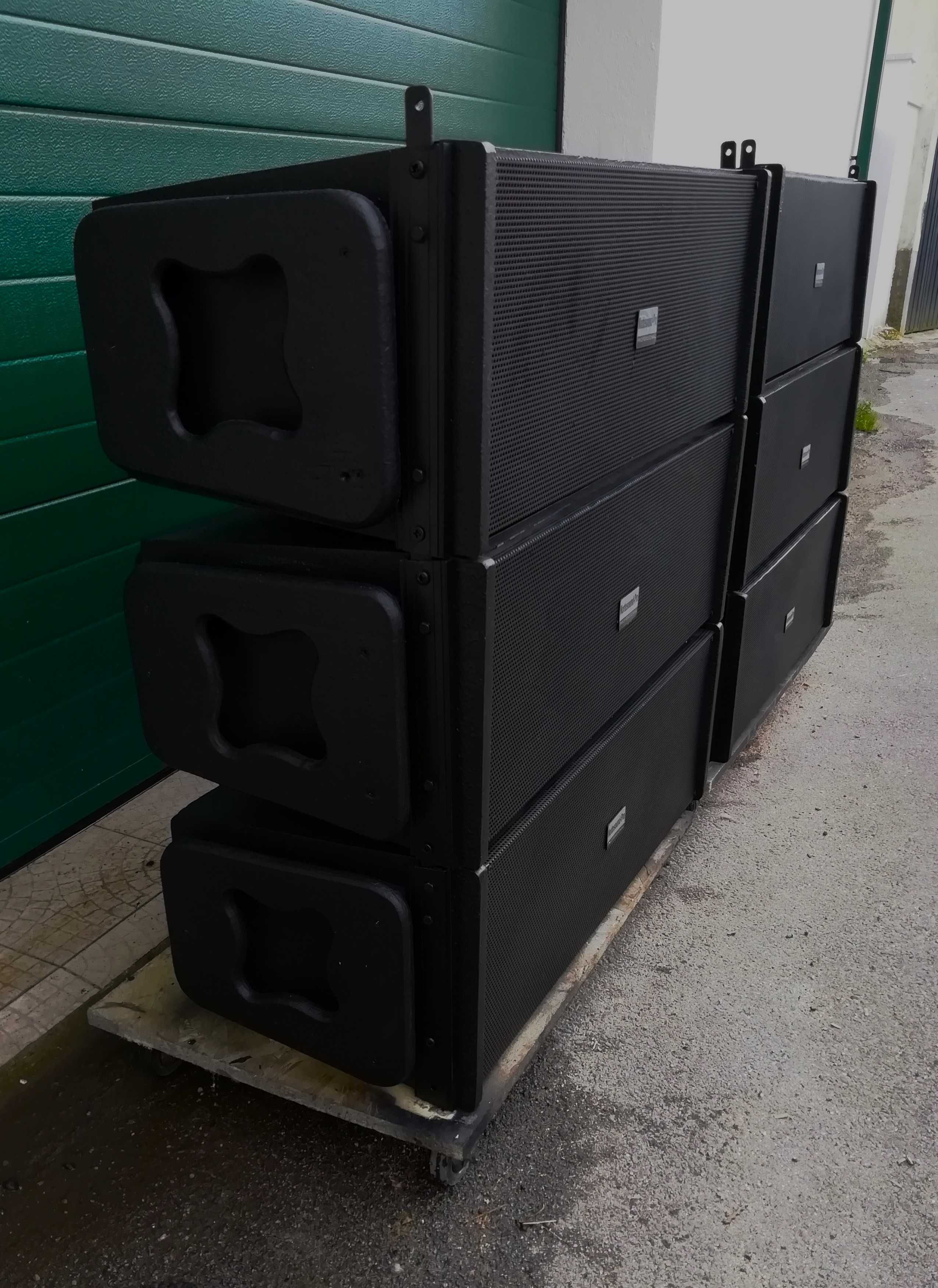 Line Arrays NorteSound L212, 800 Watts Rms cada.