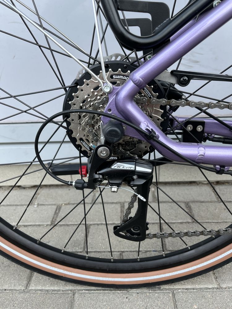Rower elektryczny Kross Trans Hybrid 1.0 522 Fioletowy