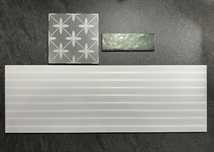 Płytki 25 x 75 Białe Elanda Bianco Mat STRIPES FALA STR Rekt. Paradyz