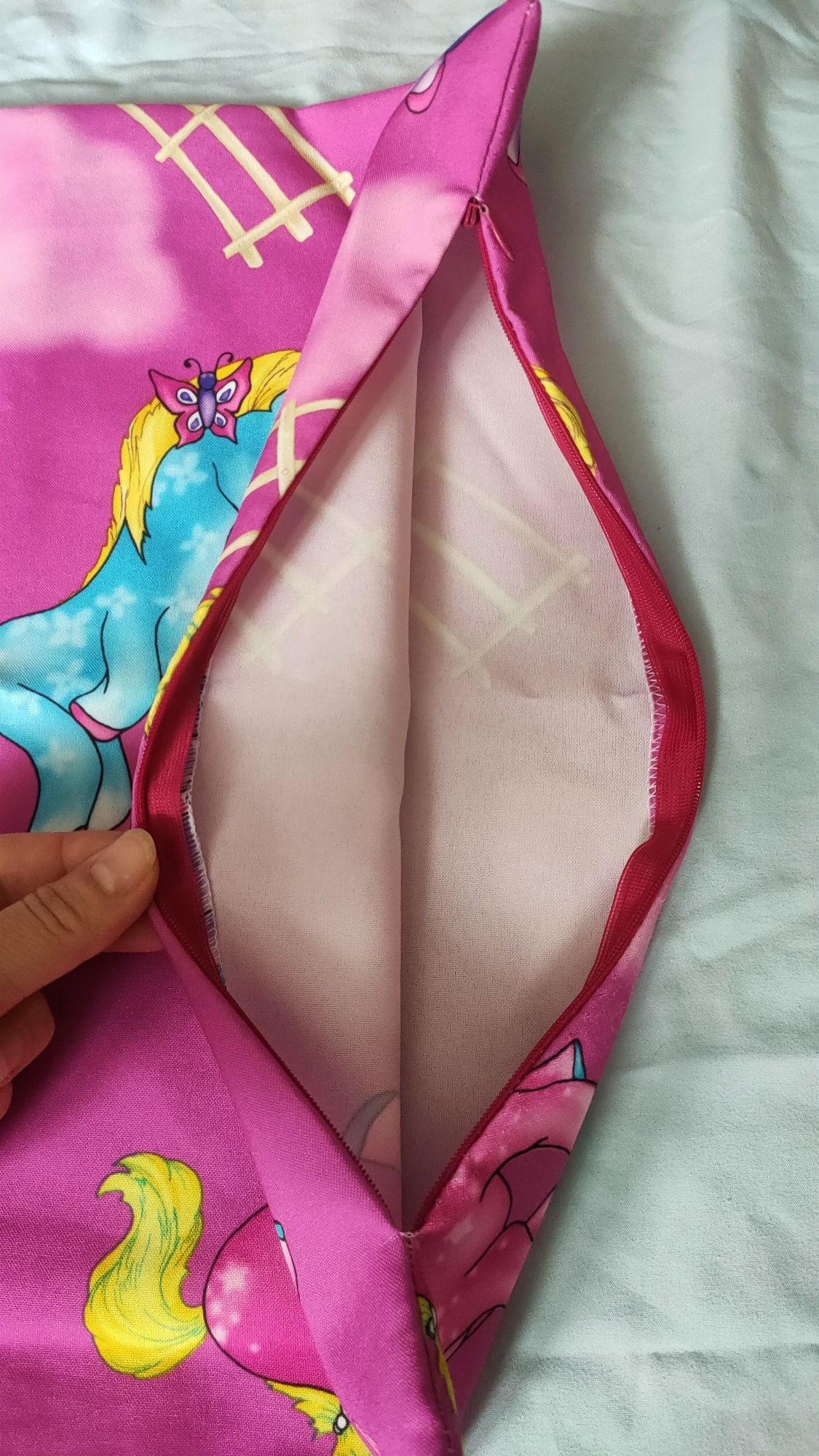 Poszewka na poduszkę jaśka kucyki My Little Pony 40*40cm stan bdb