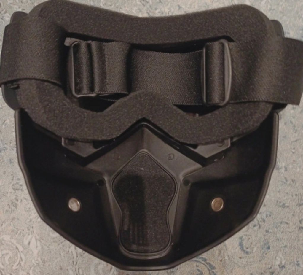 Maska okulary na rower quad motor cross holo ochrona przed wiatrem