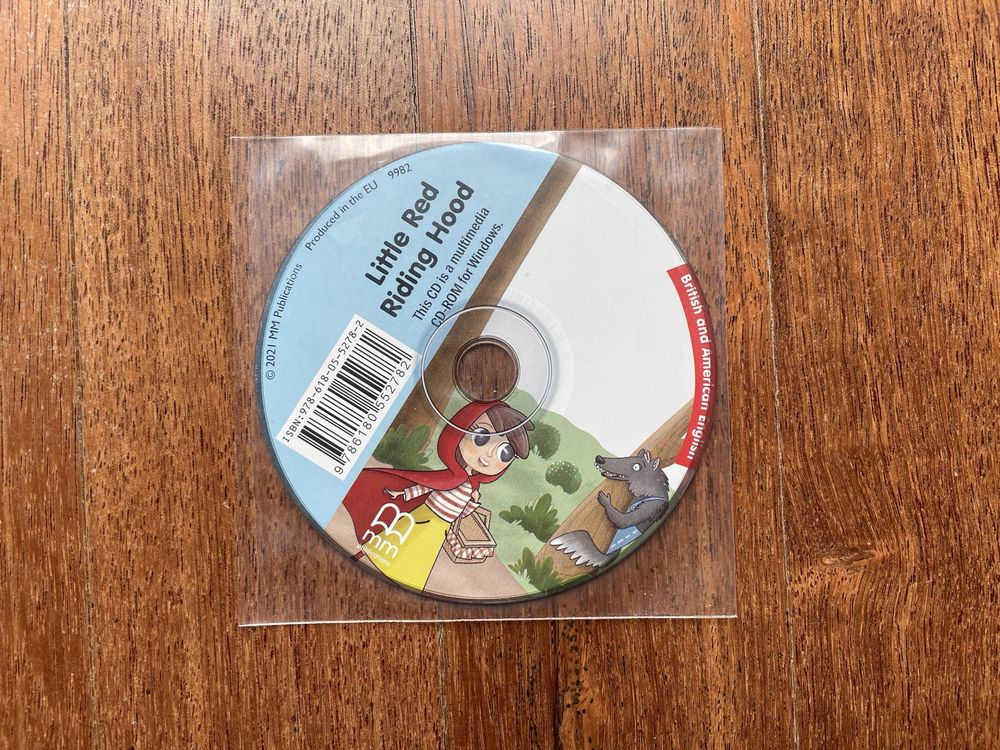 książeczka po angielsku little red riding hood + płyta cd audiobook