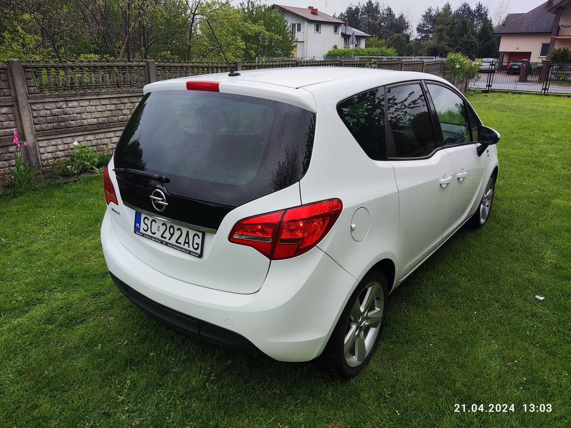 Opel Meriva B 2012 1.4 100KM, zadbany, bogato wyposażony
