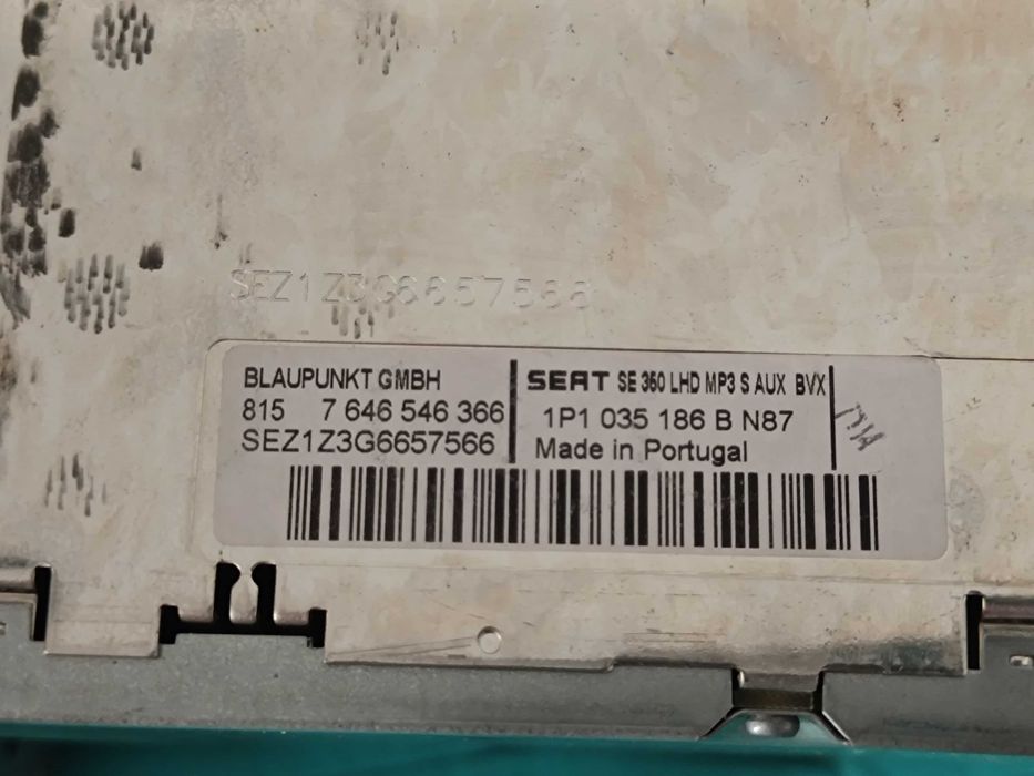 Rádio SEAT Leon 1P - Em Excelente Estado!