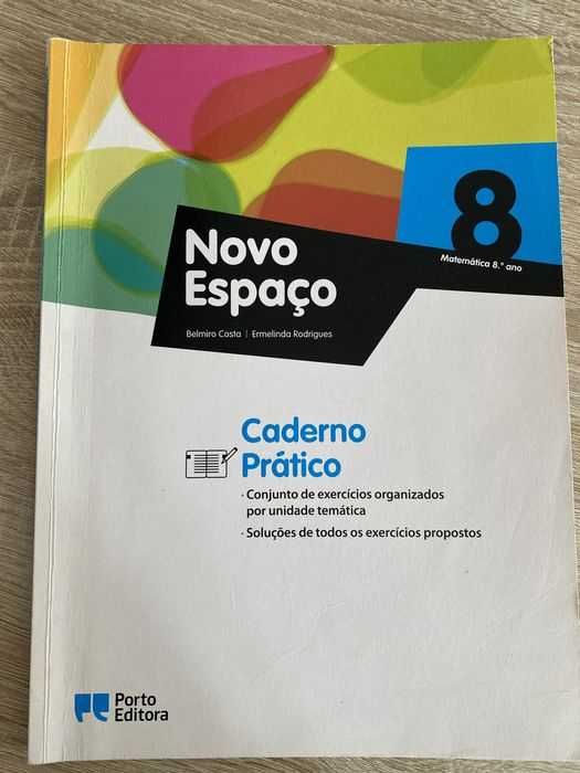 Caderno Prático-Novo Espaço - Matemática- 8º Ano sem uso-portes gratis