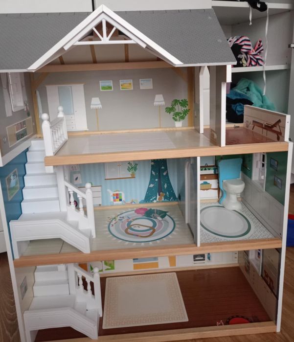 Domek dla lalek do dziewczynka